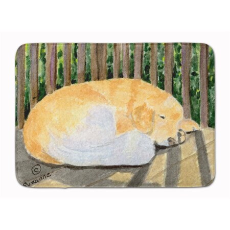 Carolines Treasures Golden Retriever Machine Washable Memory Foam Mat SS8760RUG